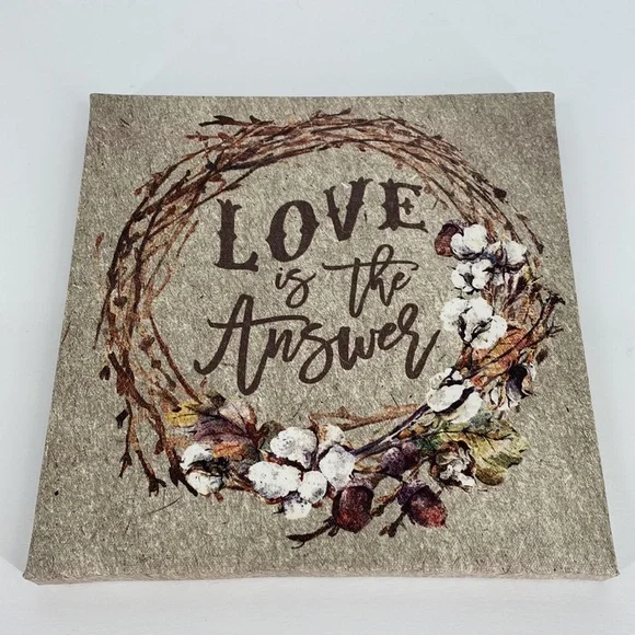 Love Is The Answer Canvas Print - Picture 4 of 15